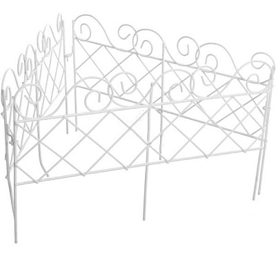 Декоративное ограждение Прованс Завиток 35 см, 1 шт.
