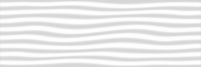 Плитка InterCerama Oris белый рельеф 3090 215 061/P 30x90 