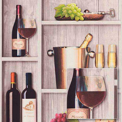 Обои виниловые горячего тиснения Sintra Decoration 560204 0,53x10,05 м 