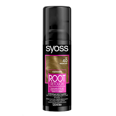 Спрей тонуючий Syoss Root Retoucher каштановий 120 мл