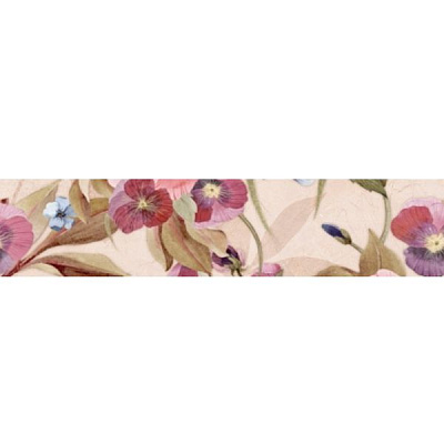 Плитка Golden Tile Troyanda микс фриз 60Б301 25x6 