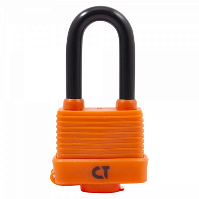 Замок навісний Comit з гумовим ковпачком 61280 відкритий (амбарний)