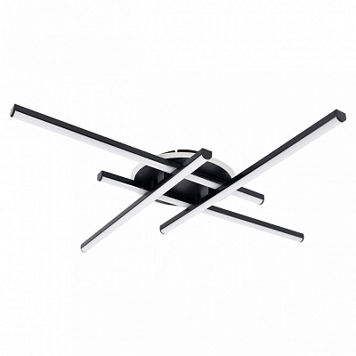 Люстра стельова NEW ARTIER STEUART 4-1-SL-BK 65 Вт чорний