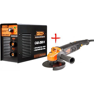 Инвертор сварочный Днепр-М САБ-258Н + УШМ МШК-1150Р