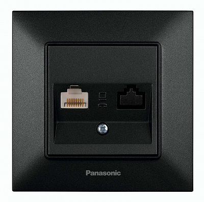 Розетка компьютерная компьютерная без заземления Panasonic Arkedia Slim IP20 480200287