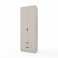 Шафа Metkas Home A004 2д2ш ЛДСП 2300х800х420 мм кашемір / кашемір