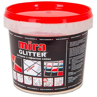 Фуга MIRA Glitter calcite 1 кг коричневый  