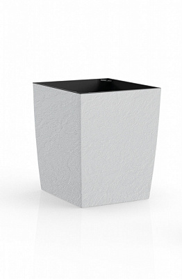 Вазон пластик ELIOT Stone 30x30 см прямоугольный 5,8 л Plastkon (242352)