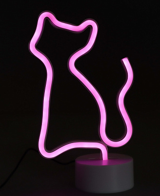 Настольная лампа Sensio Neon 1x1 Вт белый LP-9180MI