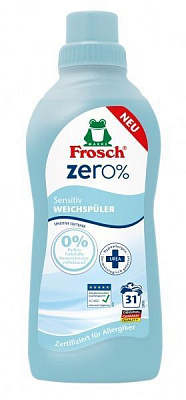 Кондиціонер для білизни Frosch ZERO Сенситив 0,75 л
