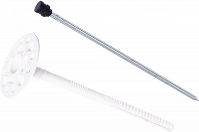 Дюбель фасадний для теплоізоляціїдля мінеральної вати з термомостом 10x300 мм 50 шт. Expert Fix