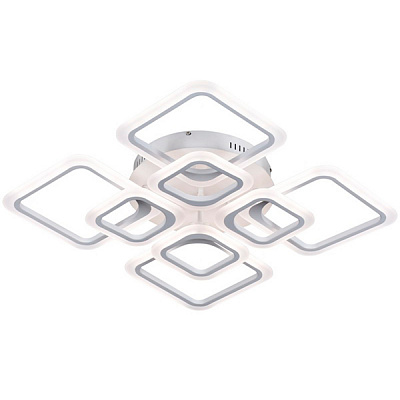 Люстра світлодіодна Victoria Lighting Rhombus/PL8 з пультом ДК 96 Вт білий