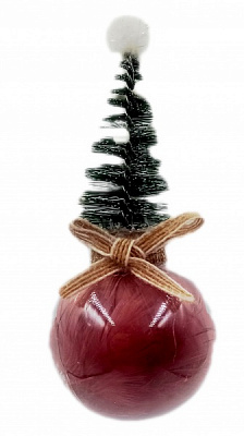 Декоративная подвеска Шар 13 см прозрачный NY21116