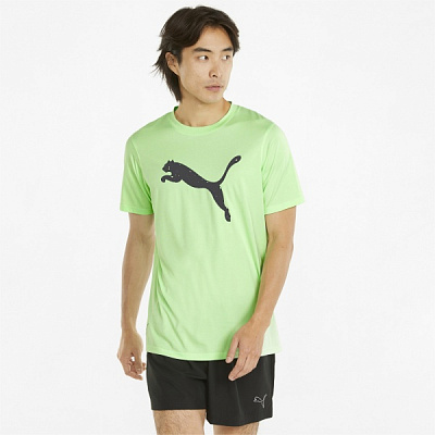 Футболка Puma TRAIN FAV HEATHER CAT SS TEE 52013934 р.M желтый