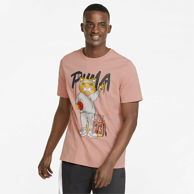 Футболка Puma Dylan SS Tee 1 53273007 р.L рожевий