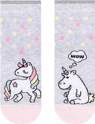 Носки детские Conte-Kids Веселые ножки 338 17С-10СП р.24 светло-серый 