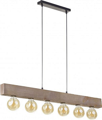 Люстра підвісна TK Lighting Artwood 2666 6x60 Вт E27 дуб 2666