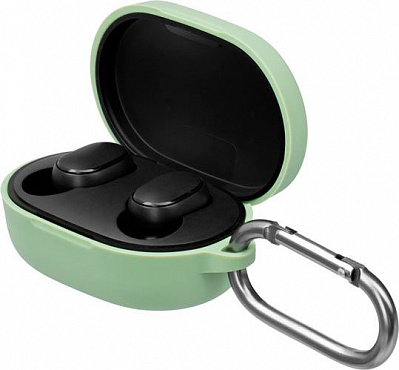 Чехол для наушников 2E для Xiaomi AirDots Pure Color Silicone (1.5mm) green (2E-MI-D-IBSI-1.5-LGR) 