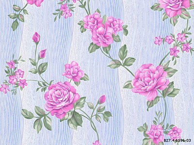 Обои бумажные Славянские обои COLORIT Виктория 6596-03 0,53x10,05 м 