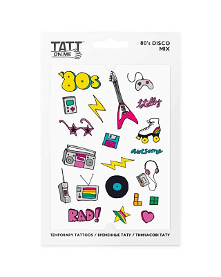Тату временное TATTon.me 80s Disco mix