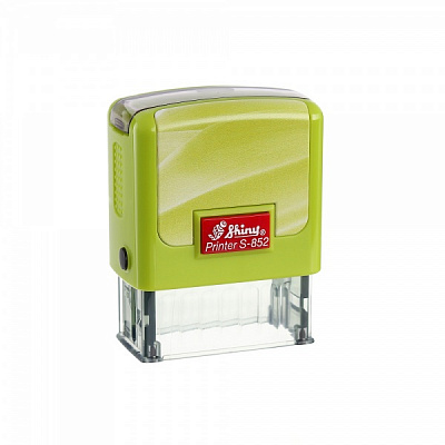 Оснастка для штампа «Сплачено» S-852 14x38 мм зеленый корпус Shiny