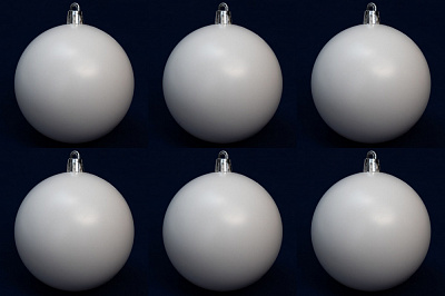 Набір ялинкових куль 892210 d 80 мм 6 шт./уп.