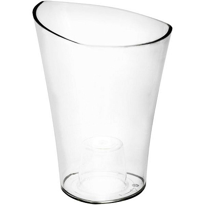 Кашпо пластиковое Lamela Венус треугольный 1,5 л бесцветный/прозрачный (375) 