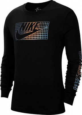 Футболка Nike M NSW LS TEE FUTURA FOIL CZ4708-010 S черный