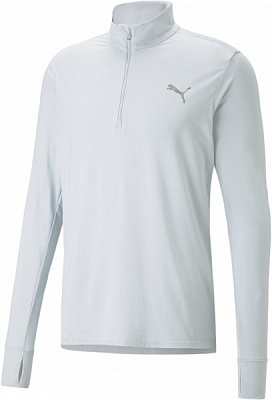 Джемпер Puma RUN FAVORITE 1/4 ZIP M 52315380 р. S сірий