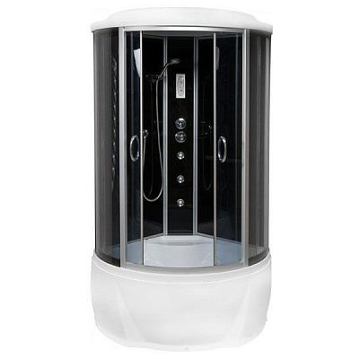 Гидромассажный бокс SELAK VK10 профиль сатин, стекло графит