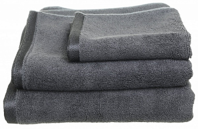 Полотенце махровое Glossy 70x140 см антрацит Texpol 