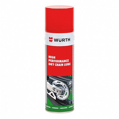Мастило WURTH для ланцюга мотоцикла DRY CHAIN LUBE 150 мл