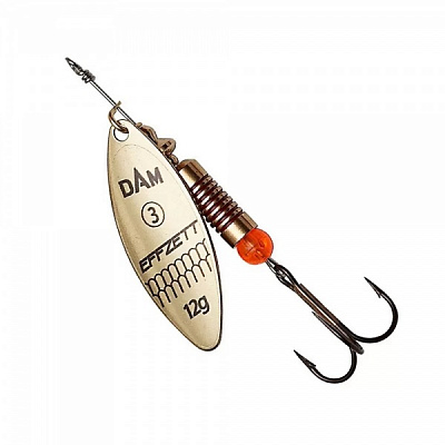 Блешня-обертова DAM 7 г EFFZETT PREDATOR gold