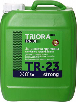 Грунтовка глубокопроникающая Triora TR-23 strong 5 л