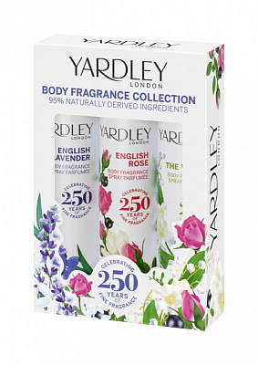 Набір подарунковий для жінок Yardley Дезодорант 3x75 мл