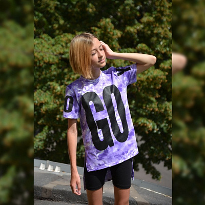 Костюм для девочек Blanka Тай Дай р.128 фиолетовый 12658 