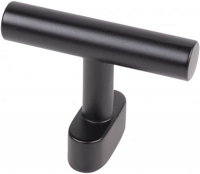 Мебельная ручка 36311 16 мм черный матовый Ferro Fiori L 0580.16