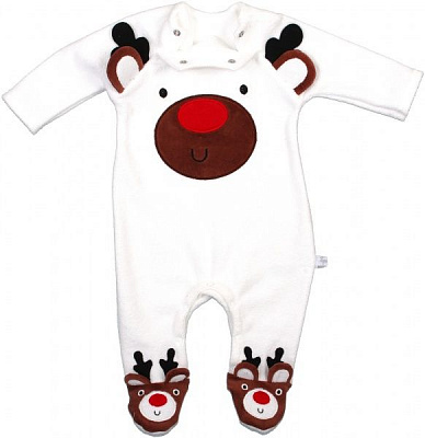 Комбинезон Фламинго детский праздничный р.92 молочный 376-903 