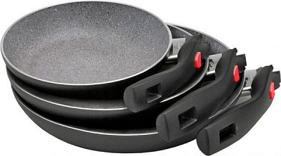 Набор сковород Click&Cook 3 предмета 20, 24, 28 см BQ00003 Ballarini