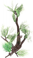 Декорація Aquael Рослина на корінні 28х10х18 см В3002