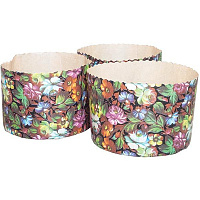 Форма бумажная для паски в ассортименте 70x85 мм