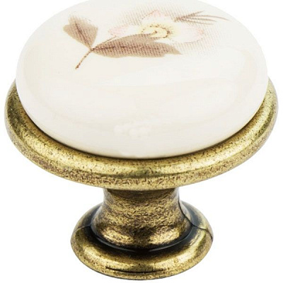 Меблева ручка DG 197 AB/MLK латунь DC