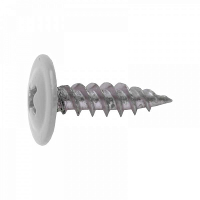 Саморез с пресс-шайбой острый 4,2x16 мм белый RAL 9010 Expert Fix