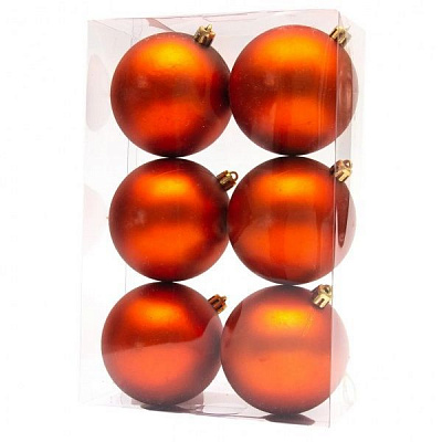 Набір куль 6 шт., 8х16х24см, 250300 помаранчевий