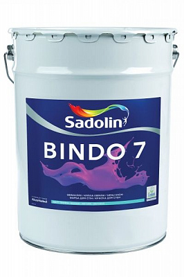 Фарба інтер'єрна акрилова Sadolin BINDO 7 BW мат білий 15л