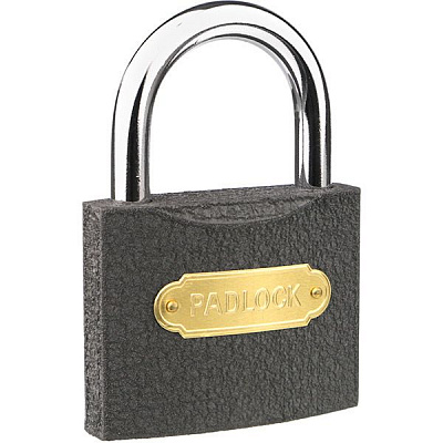 Замок навіснийзамок навісний навесной 32 мм серый відкритий (амбарний)