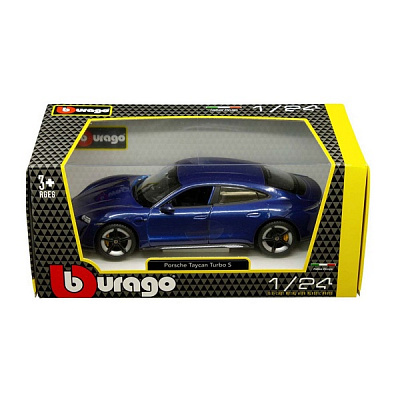Автомобіль Bburago 1:24 Porsche Taycan Turbo S в асортименті 18-21098