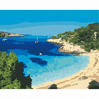 Картина по номерам Голубая лагуна.Кипр 10581-АС 40х50 см ArtCraft 