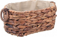 Корзинка плетеная Tony Bridge Basket с текстилем 35х21х14 см XTA19-61RD-4 