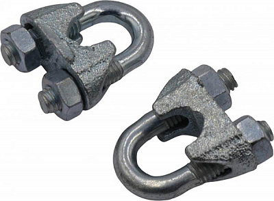 Затискач для троса дуговий 3 мм 2 шт